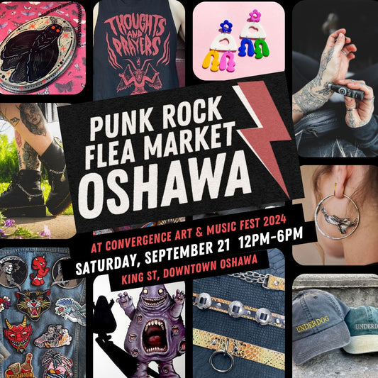 PUNK ROCK FLEA MARKET / CONVERGENCE FEST OSHAWA 2024!