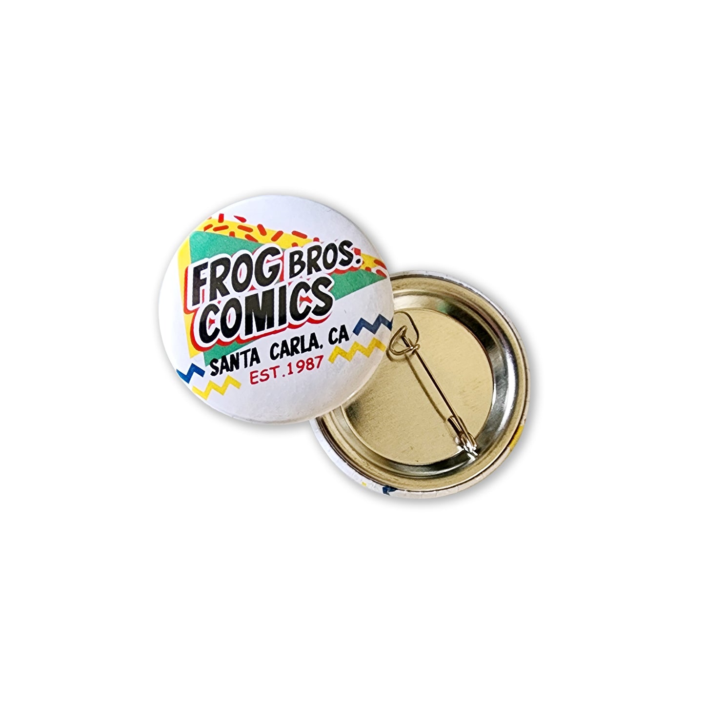 Frog Brothers Comics Button 1.5"