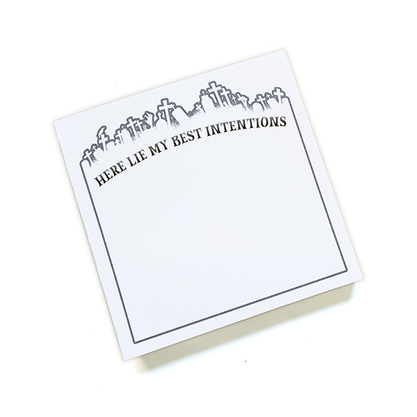 Best Intentions Note Pad 3.5"x3.5"