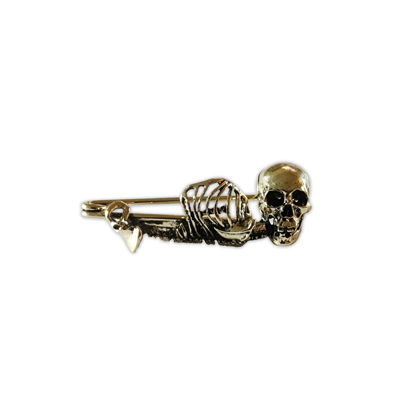 Gold Skeleton Pin