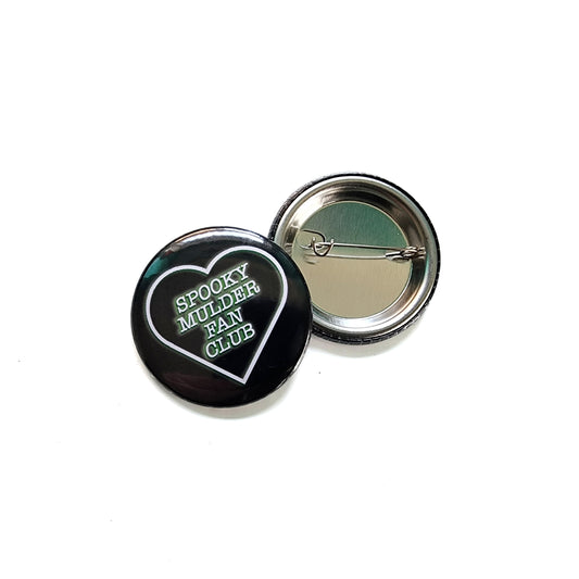 Spooky Mulder Fan Club Button 1.5"