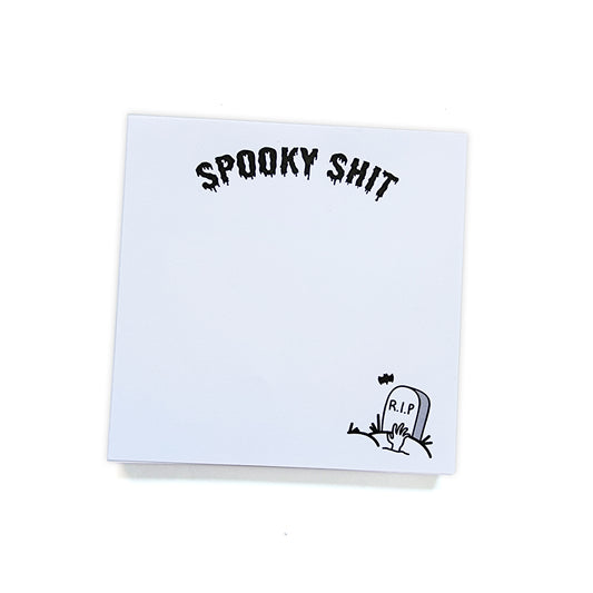 Spooky Sh*t Note Pad 3.5"x3.5"