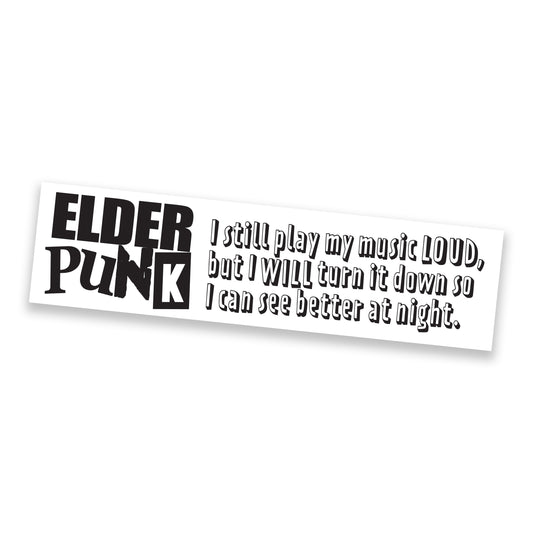 Elder Punk Bumper Sticker