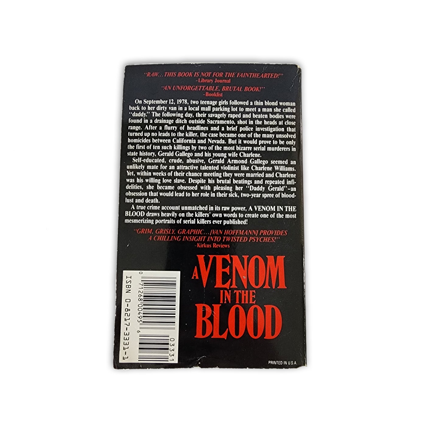 Eric van Hoffman - A Venom In The Blood - 1990