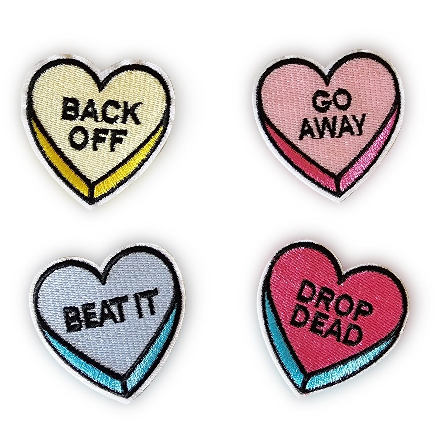 Not So Sweet Candy Heart Patch