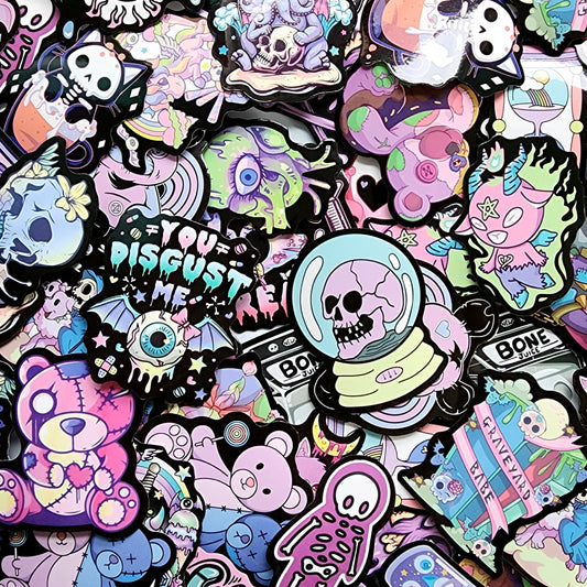 Pastel Goth Sticker Surprise 6/pk